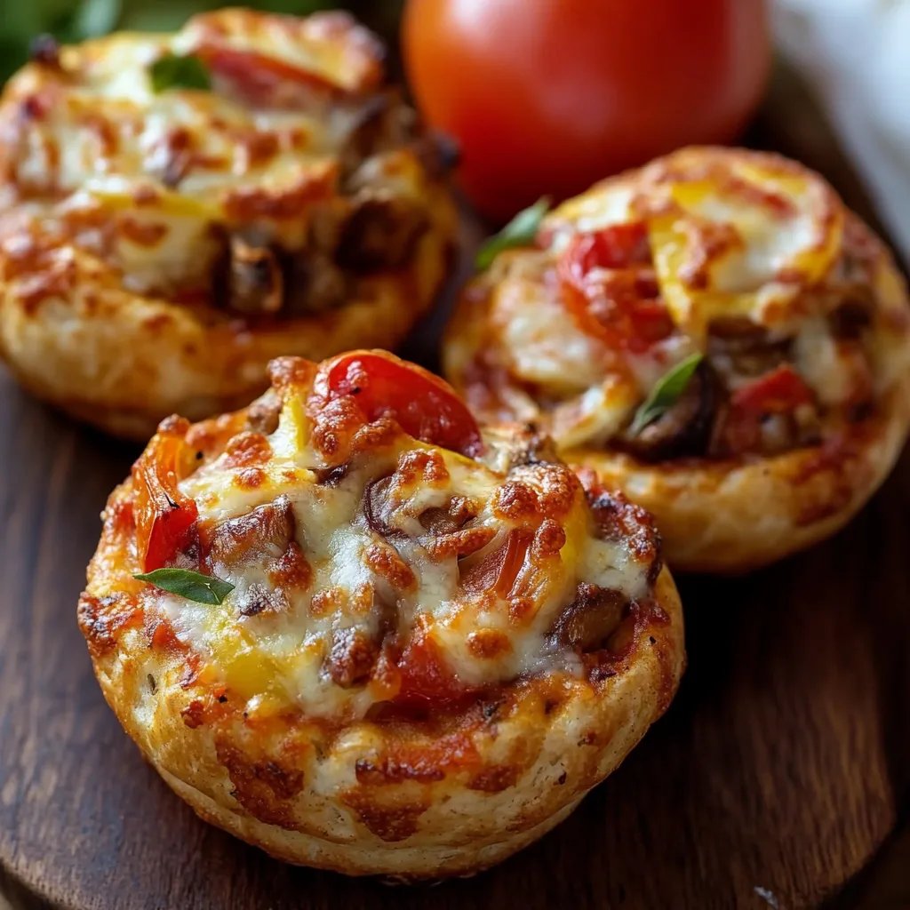 Saftige Pizza-Muffins