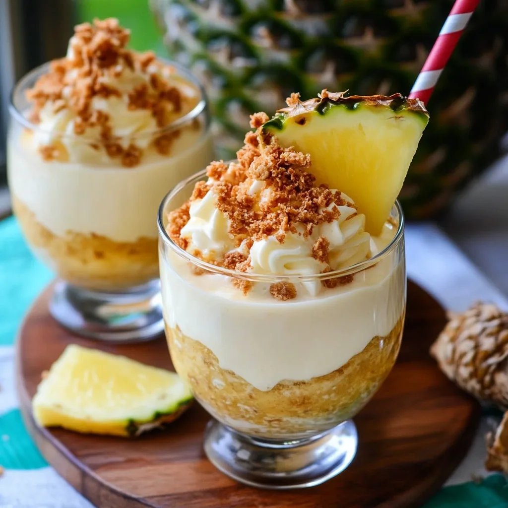 Pina-Colada-Käsekuchenmousse
