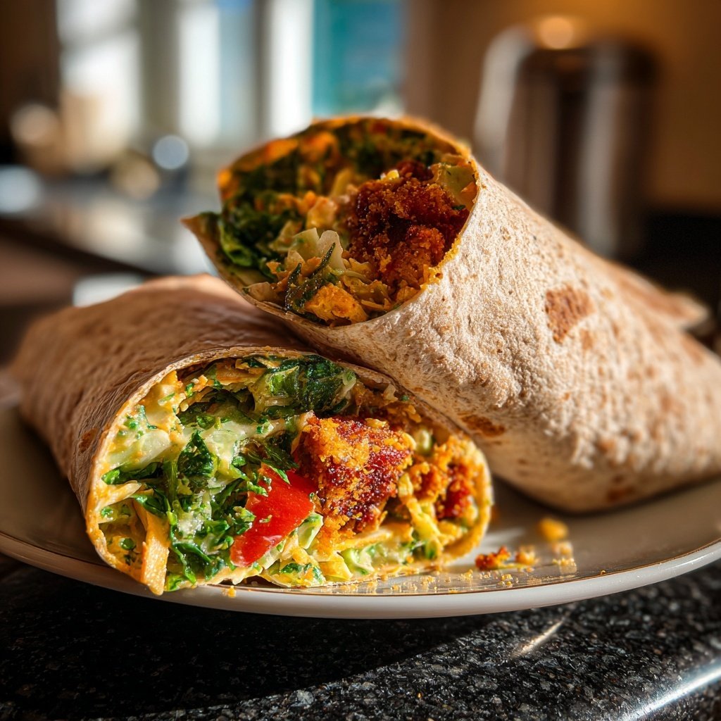 Wraps mit Krautsalat