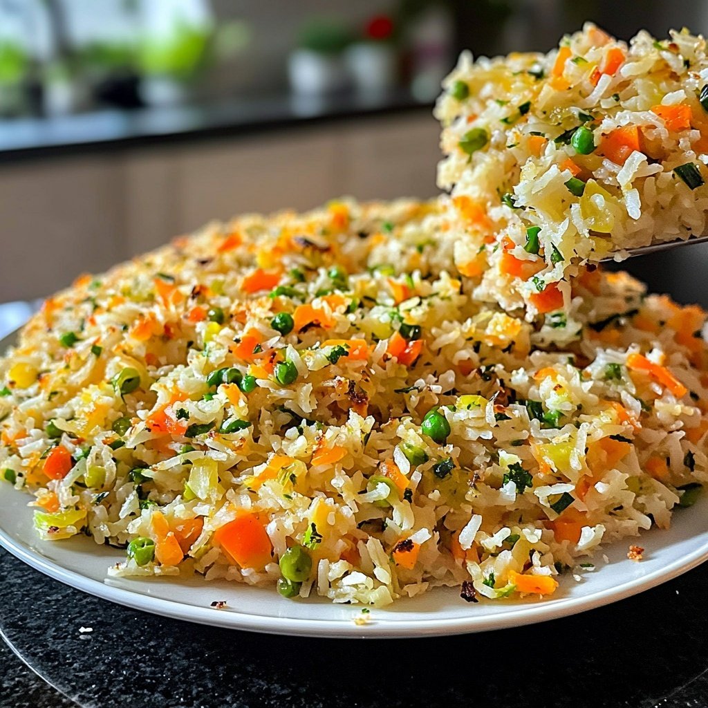 Gebratener Reis mit Knoblauch