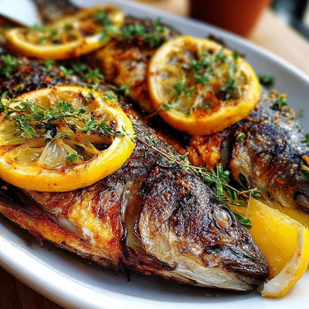 Gesund & Leicht Zitronen-Gegrillter Fisch