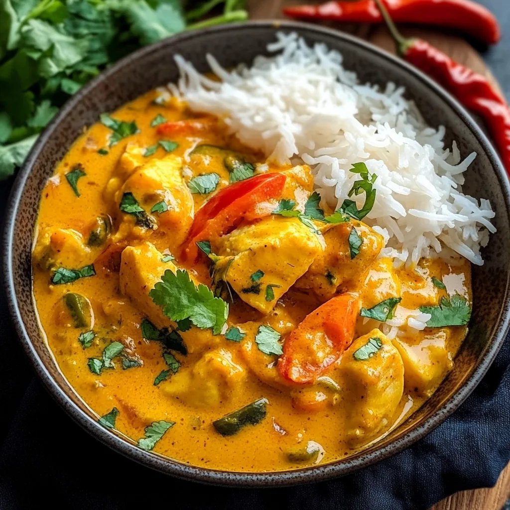 Cremiges Curry - schnelles & einfaches Mittagessen